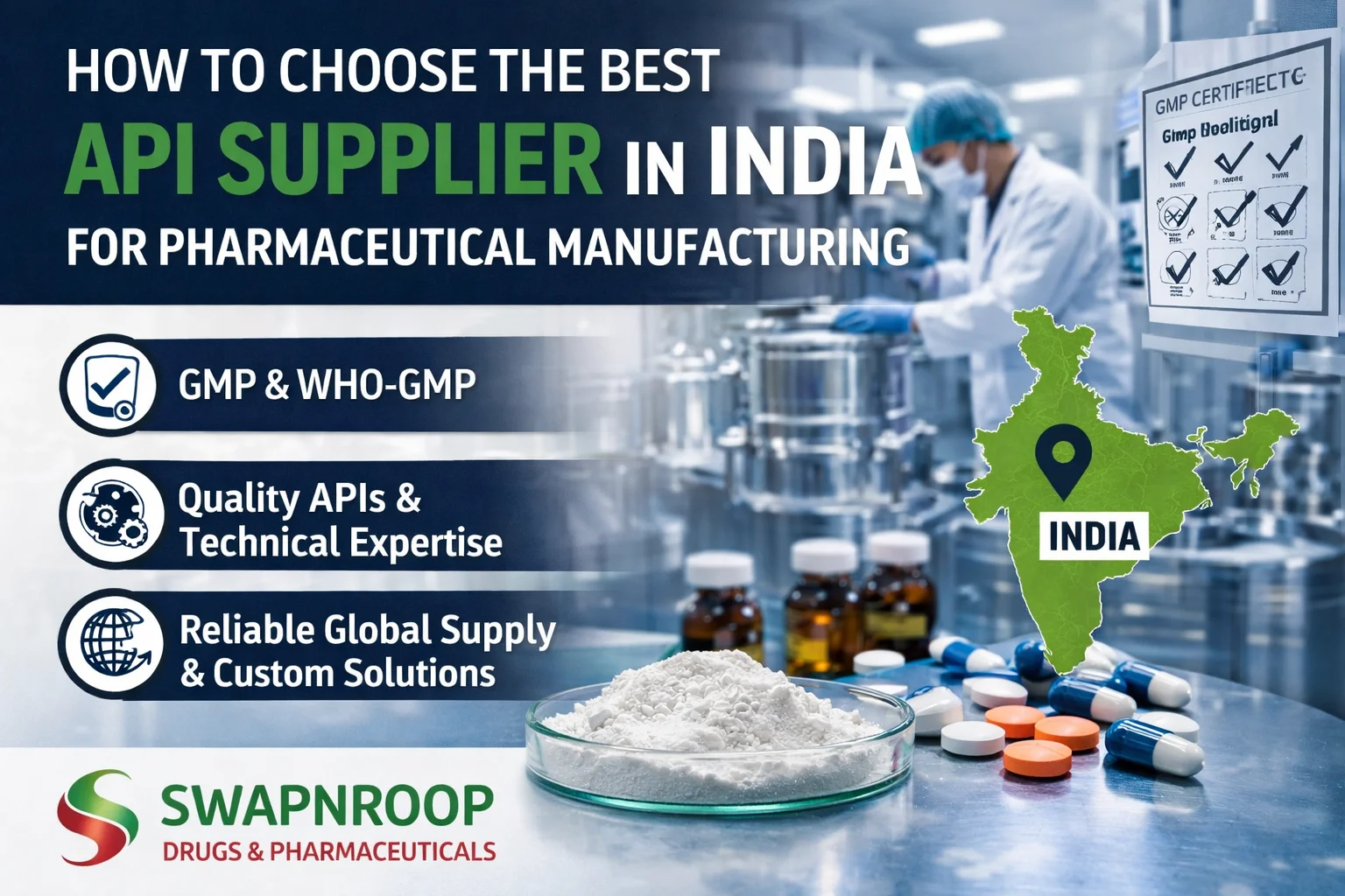 How to Choose the Best API intermediates Supplier in India for Pharmaceutical Manufacturing